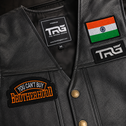 You Can't Buy Brotherhood Premium Embroidered Biker Patch | Iron-On & Sew-On | 2.2 × 4 Inches