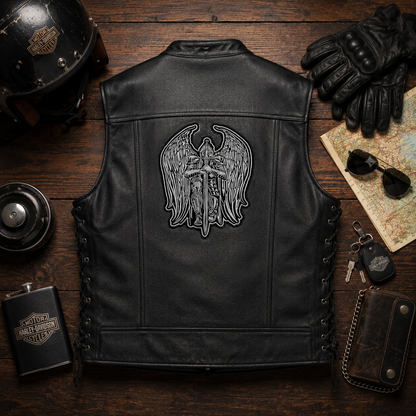 God Father Back Embroidered Patch 11*10 inches