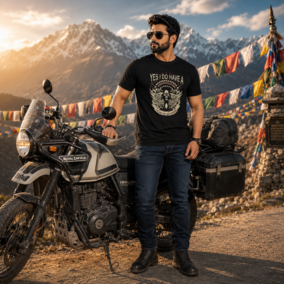 Yes I Do Have Retirement Plan Biker T-shirt
