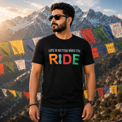 Life Is Better When You Ride Biker T-shirt