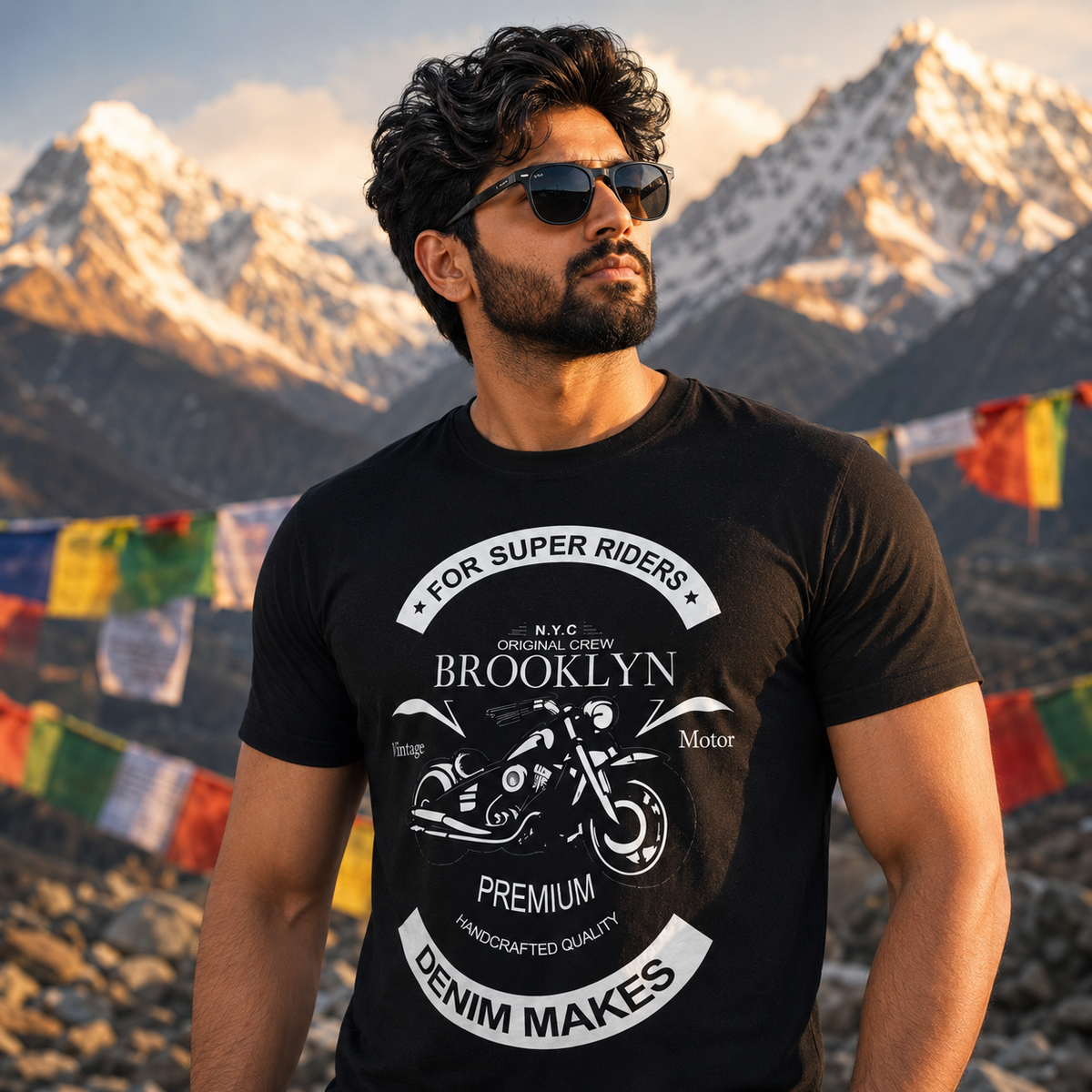 For Supers Riders Brooklyn Premium Biker T-shirt