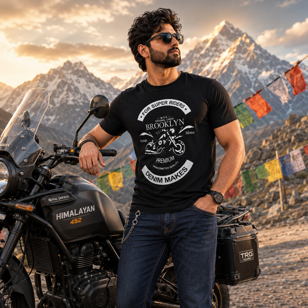 For Supers Riders Brooklyn Premium Biker T-shirt