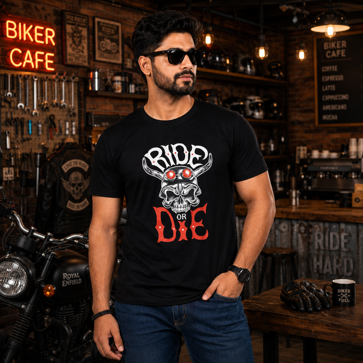 Ride or Die Biker T-shirt