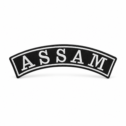 Assam Back Embroidery Patch, 11*2.5 inches