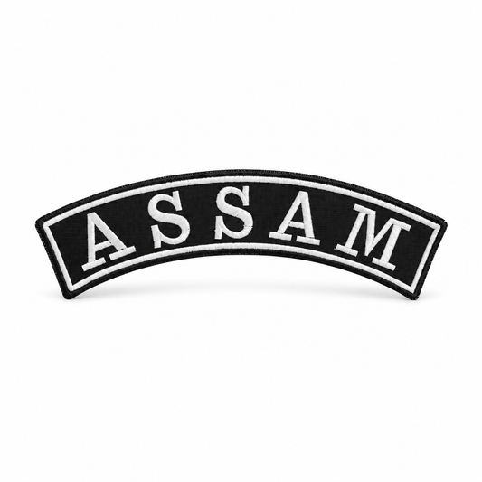 Assam Back Embroidery Patch, 11*2.5 inches