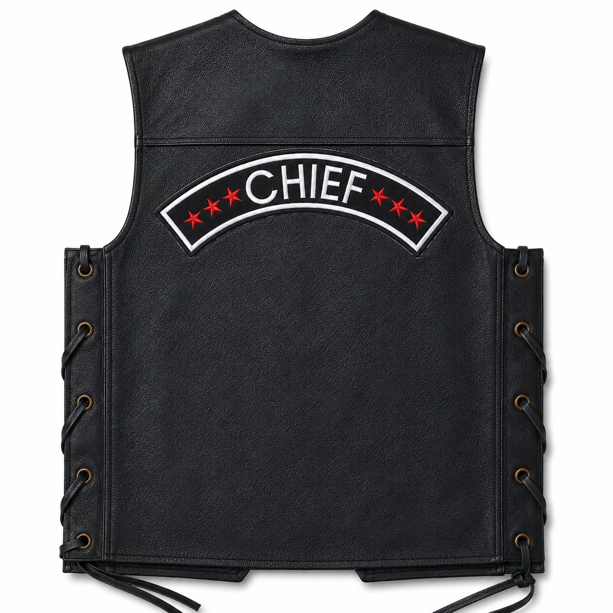 Chief Back Embroidery Patch , 10.5*2.5 inches