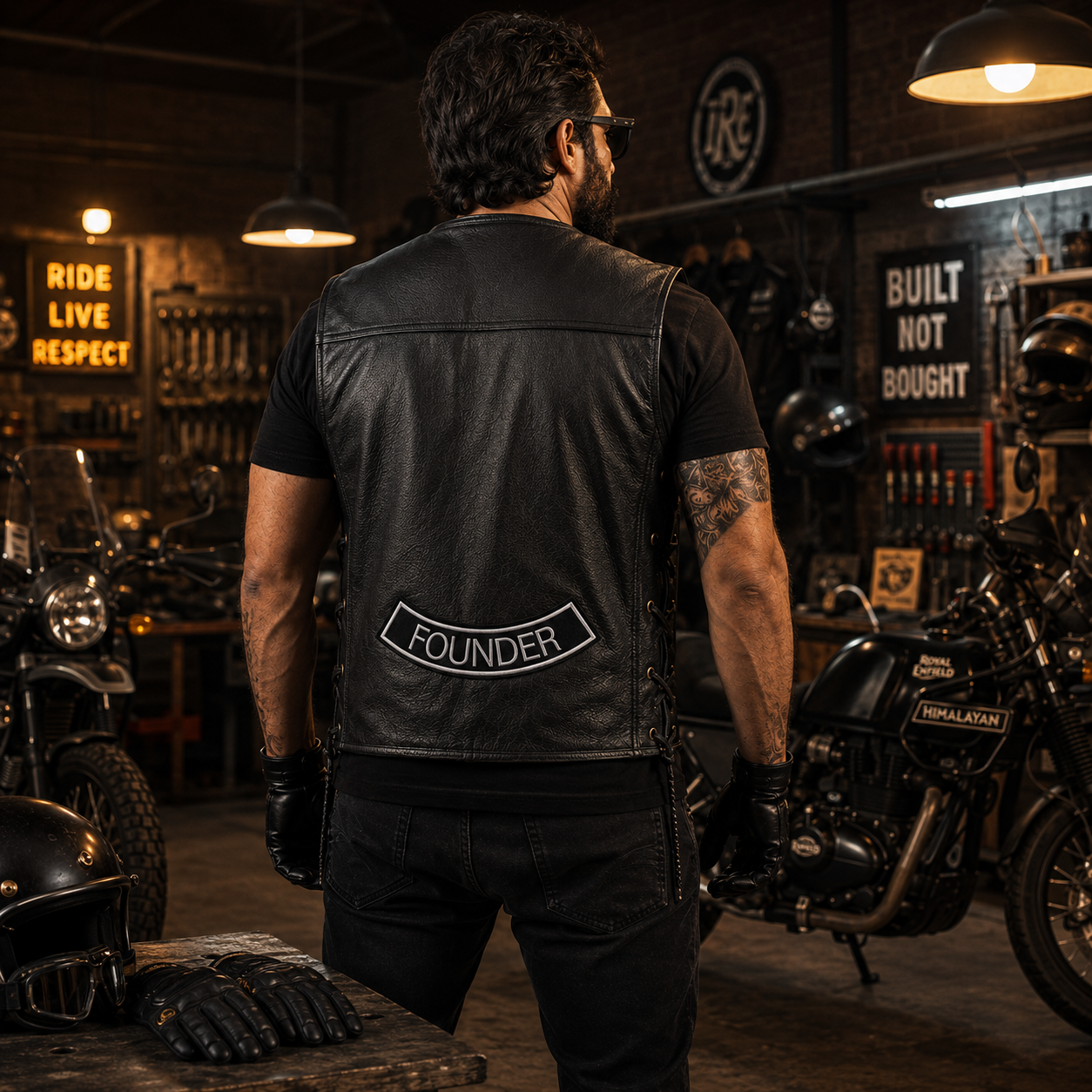 Founder Back Embroidery Patch