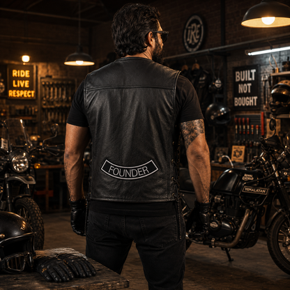 Founder Back Embroidery Patch