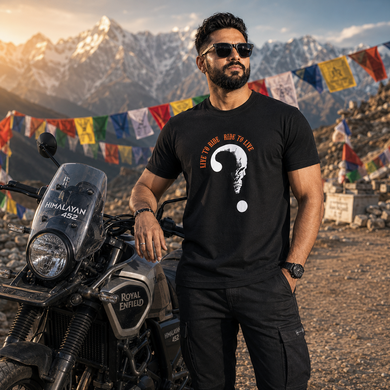 Live to Ride Ride To Live Biker T-shirt
