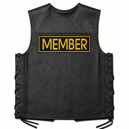 Member Back Embroidery Patch, 11*4 inches