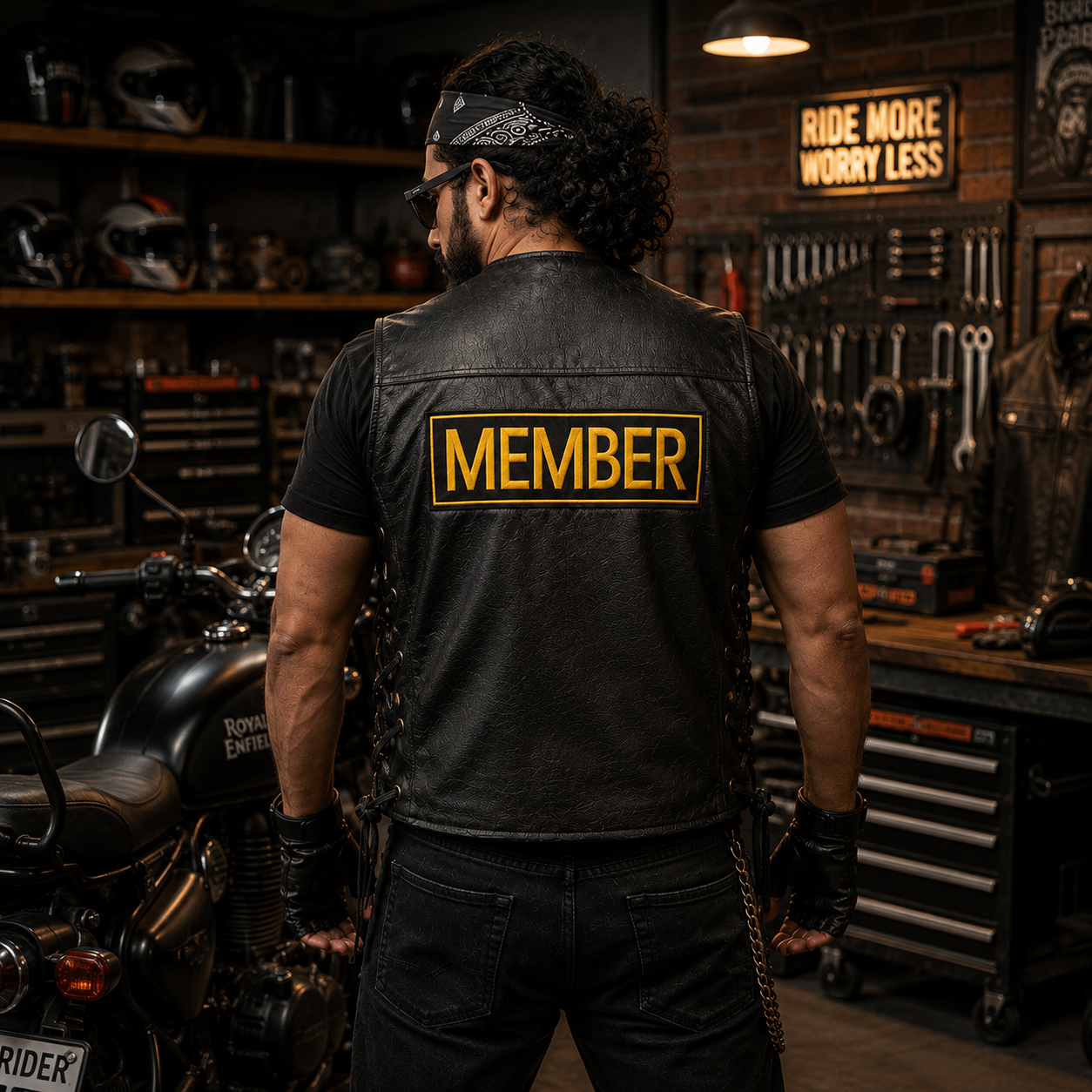 Member Back Embroidery Patch, 11*4 inches