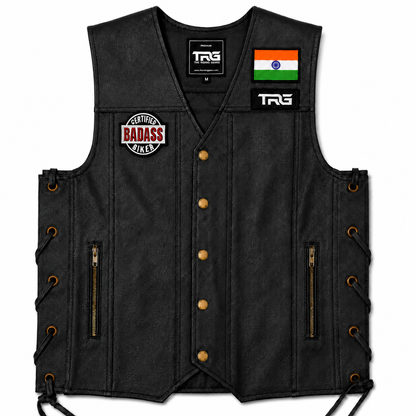 Certified Badass Premium Embroidered Biker Patch | Iron-On & Sew-On | 3.3 × 3.5 Inches