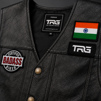 Certified Badass Premium Embroidered Biker Patch | Iron-On & Sew-On | 3.3 × 3.5 Inches