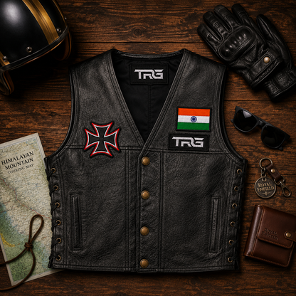 Cross Emblem Premium Embroidered Biker Patch | Iron-On & Sew-On | 3 × 3 Inches