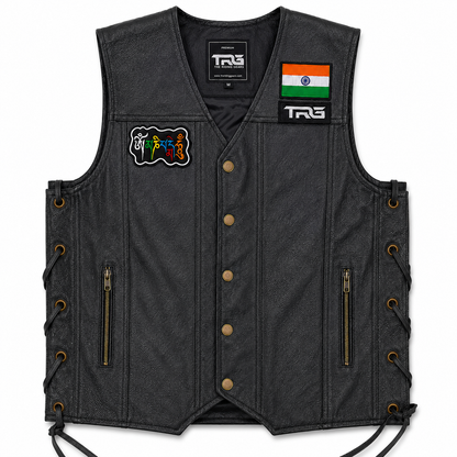Om Mamah Padmah Biker Embroidery Patch, 4.06*2.95 inches