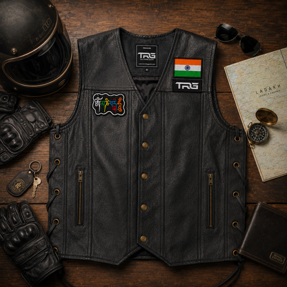 Om Mamah Padmah Biker Embroidery Patch, 4.06*2.95 inches