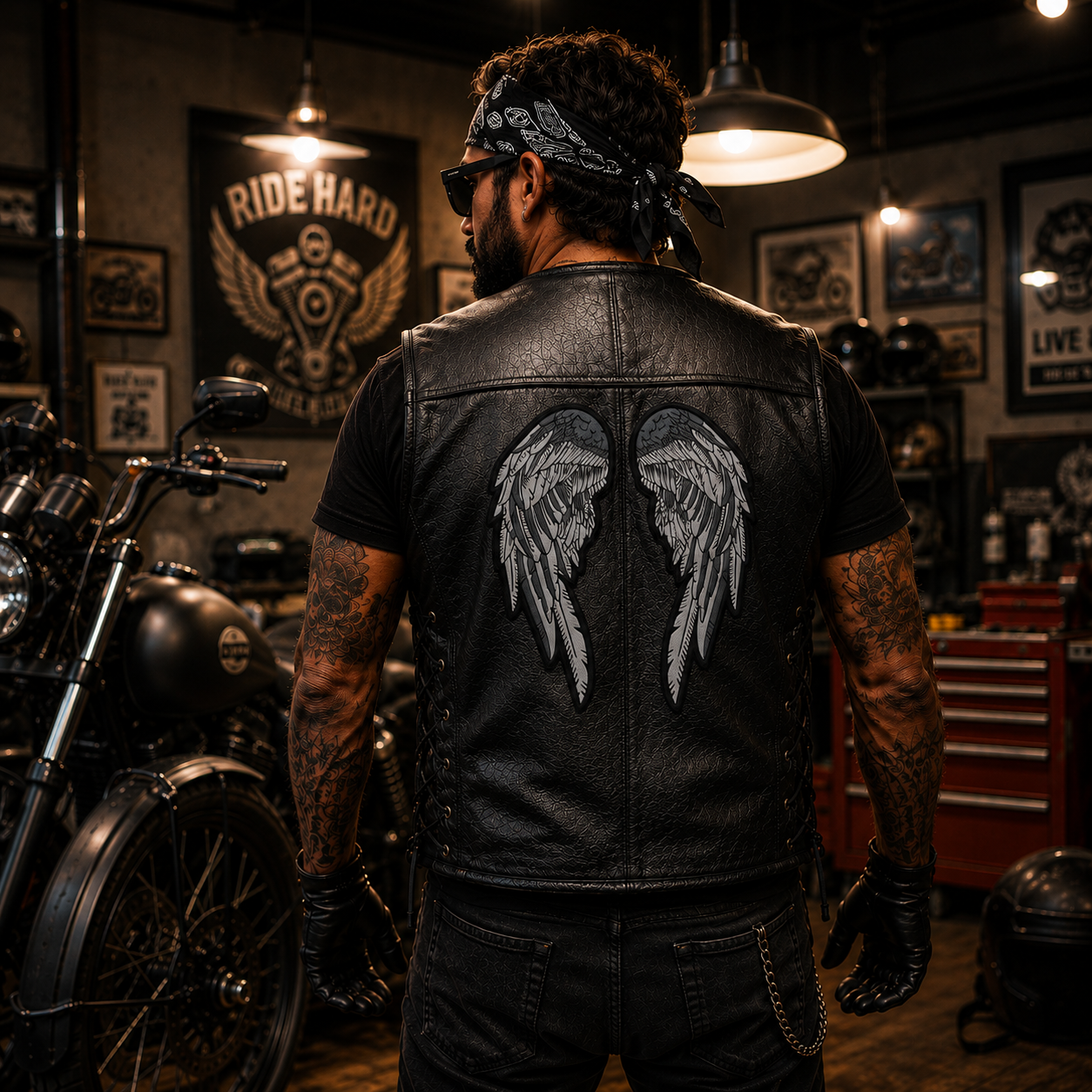 Wings Back Patch Embroidered 10*6 inches