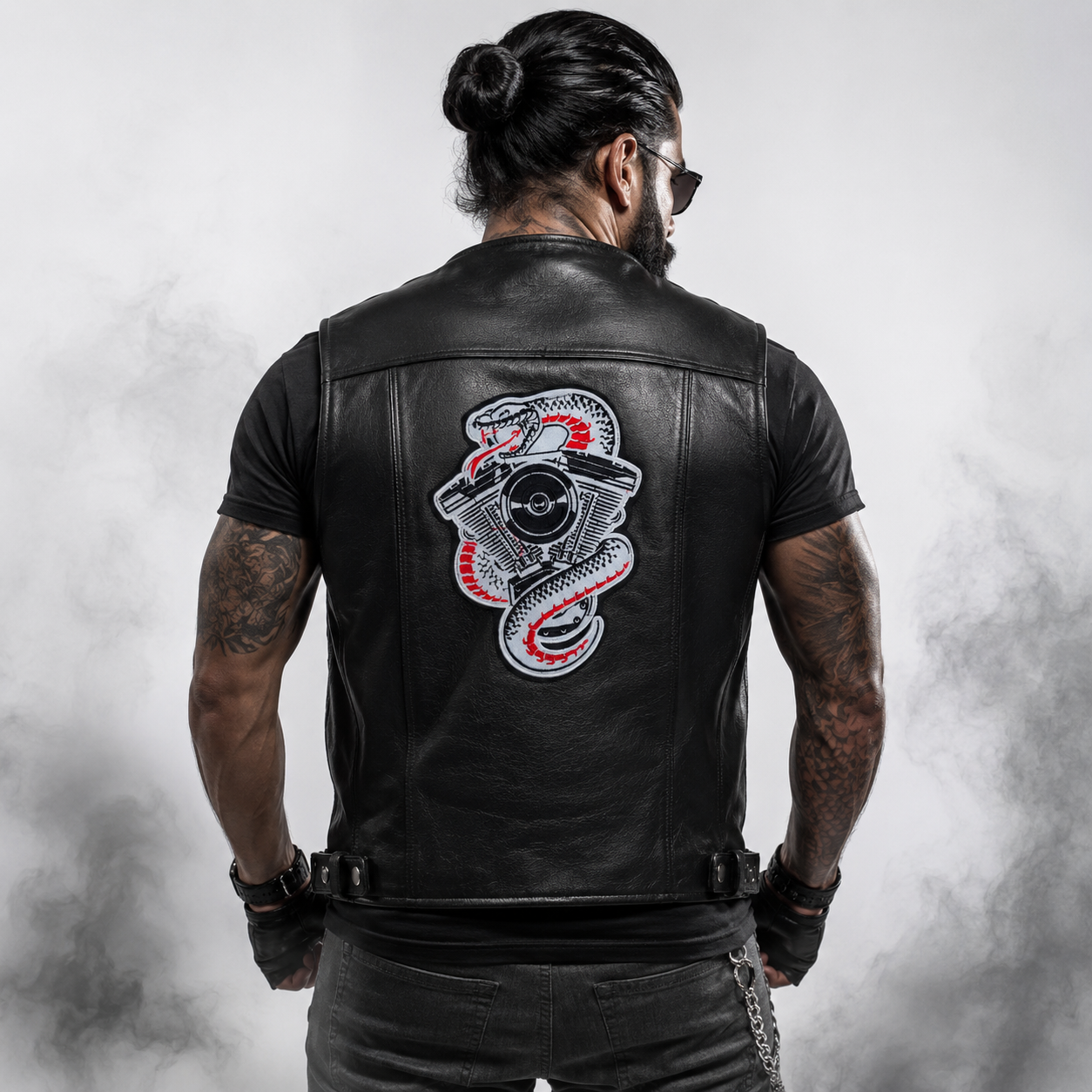 Snake Logo Back Patch Embroidered 10*6 inches