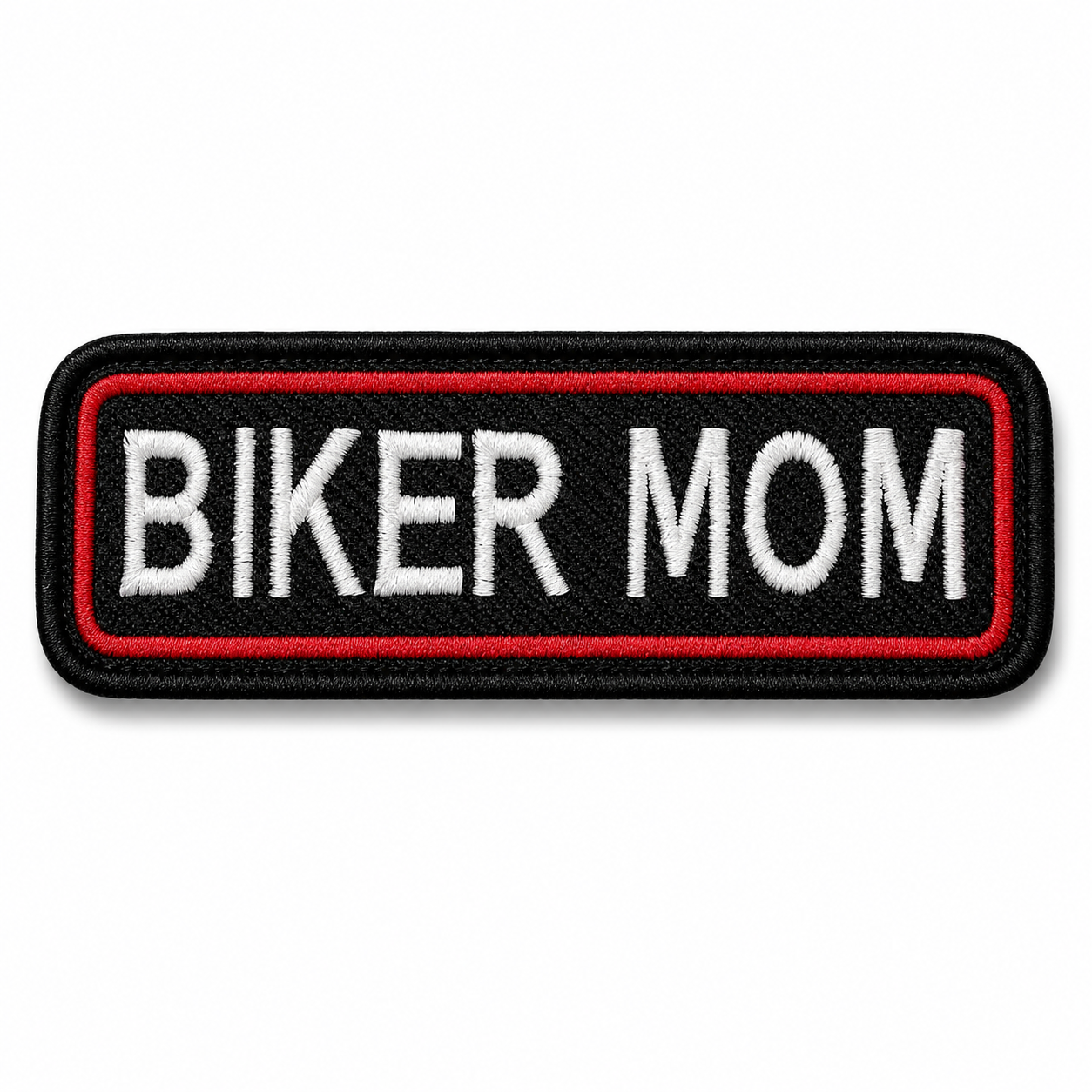 Biker Mom Expedition Embroidery Patch – 1 × 4