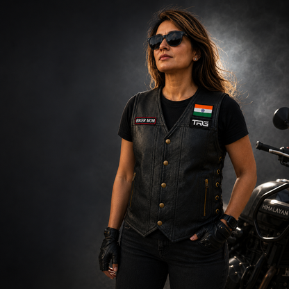 Biker Mom Expedition Embroidery Patch – 1 × 4