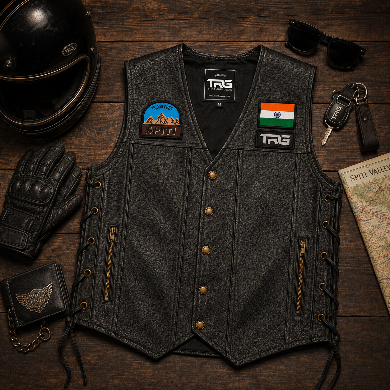 15K Feet Spiti Expedition Embroidery Patch – 3 × 3 Inches