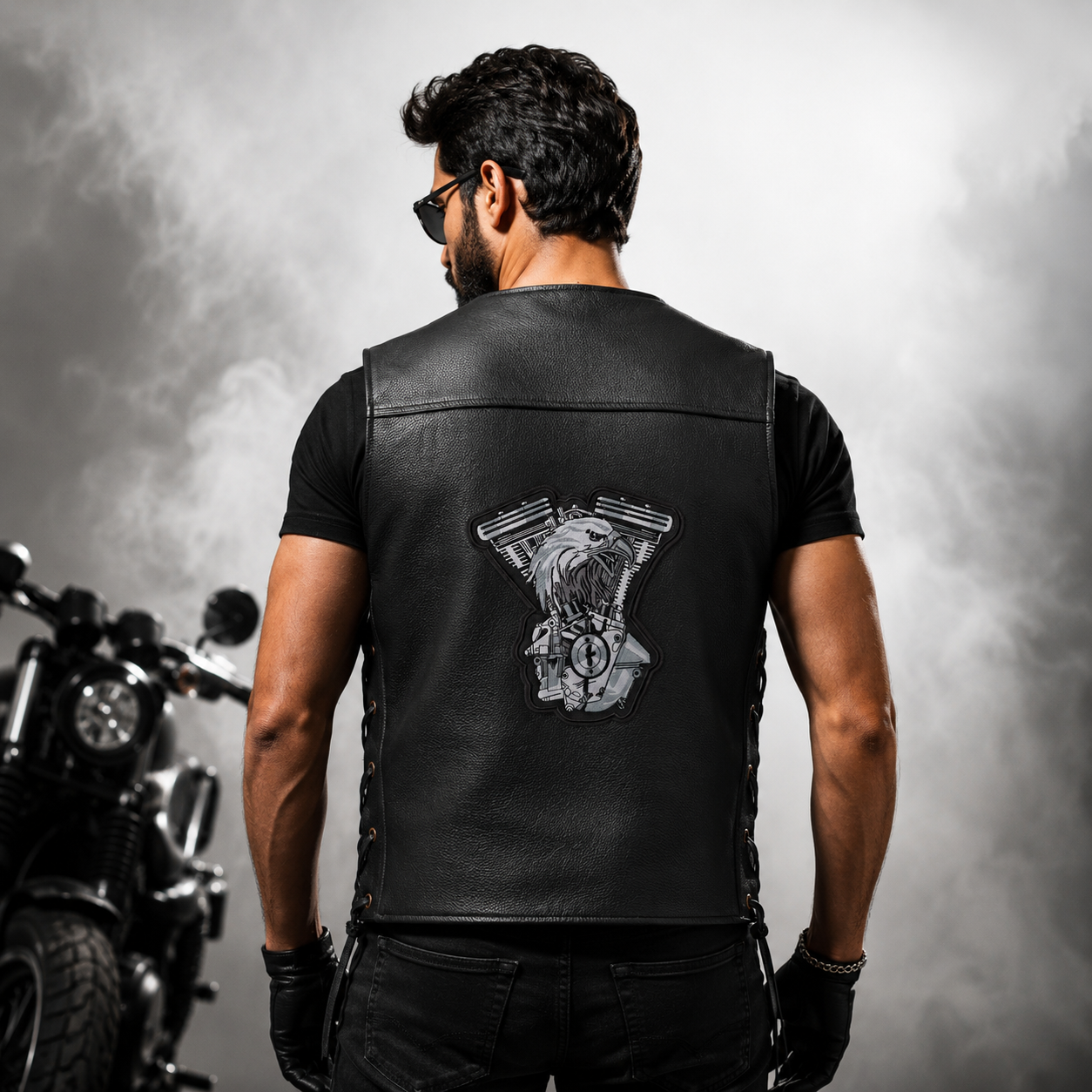 Eagle Back Patch Embroidered 11 inches