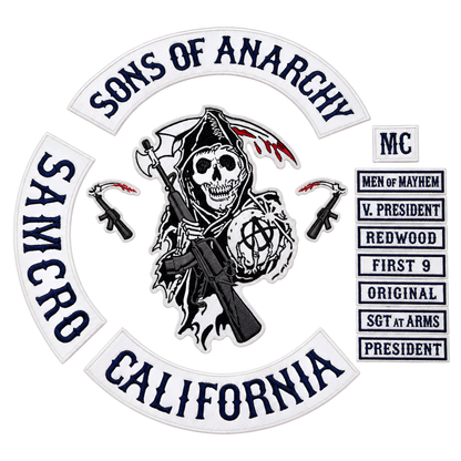 Sons Of Anarchy Patches Full Set
