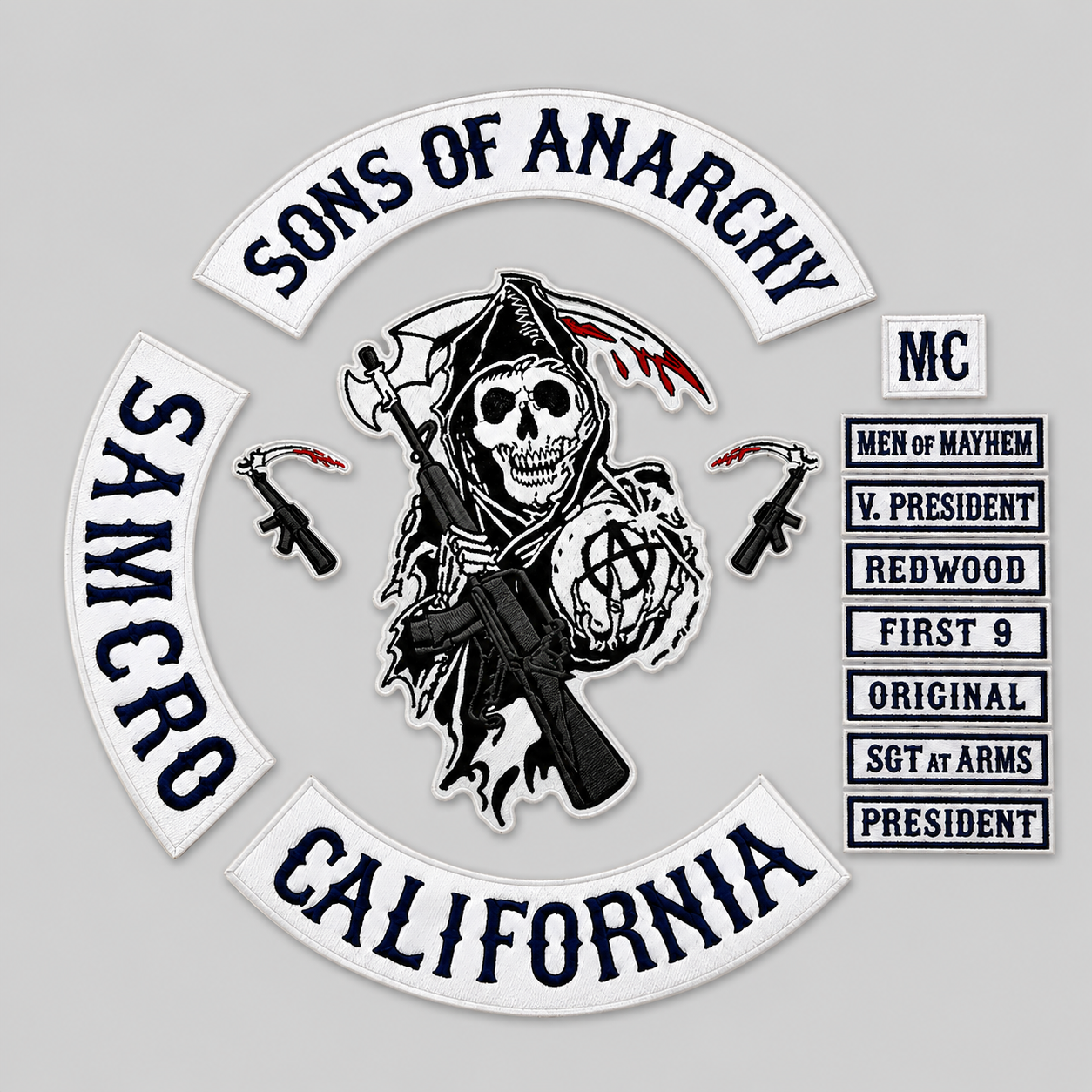 Sons Of Anarchy Patches Full Set
