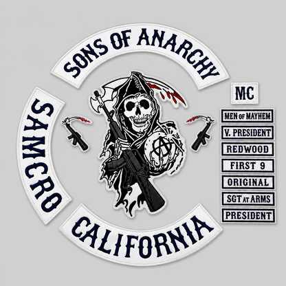 Sons Of Anarchy Patches Full Set