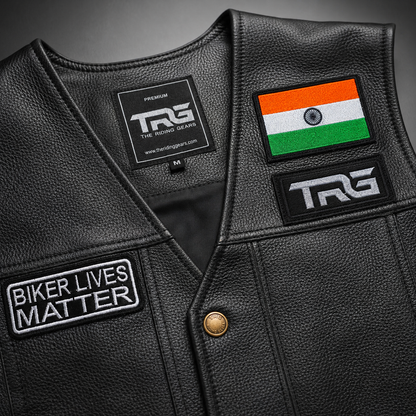 Biker Lives Matter Premium Embroidered Biker Patch | Iron-On & Sew-On | 1.6 × 3.6 Inches