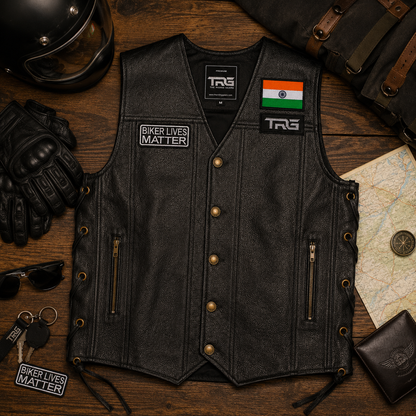 Biker Lives Matter Premium Embroidered Biker Patch | Iron-On & Sew-On | 1.6 × 3.6 Inches