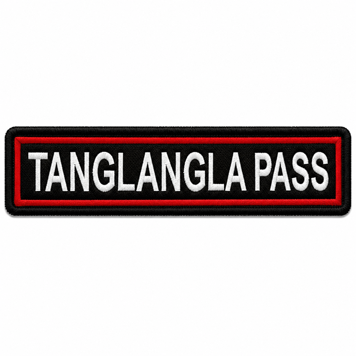 TanglangLa Pass Expedition Embroidery Patch – 1 × 4 Inches