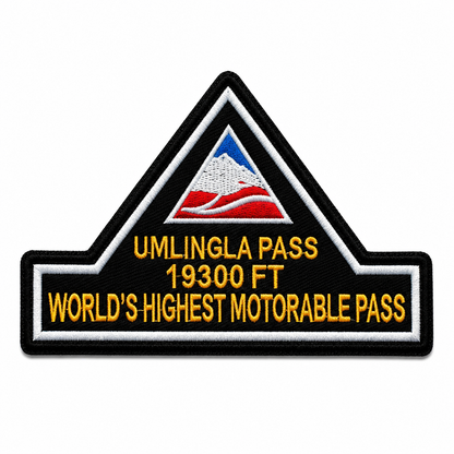 Umling La Pass Expedition Embroidery Patch – 3.5 × 4.5 Inches