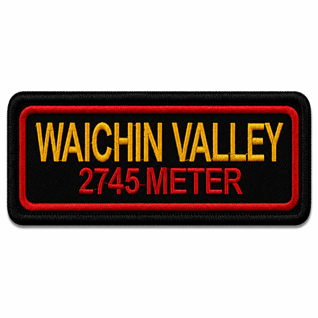 Waichin Valley Expedition Embroidery Patch – 1 × 4 Inches