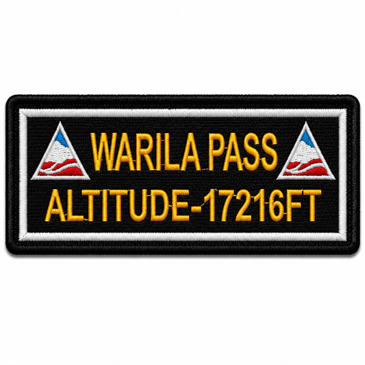 Wari La Pass Expedition Embroidery Patch – 1.8 × 4 Inches