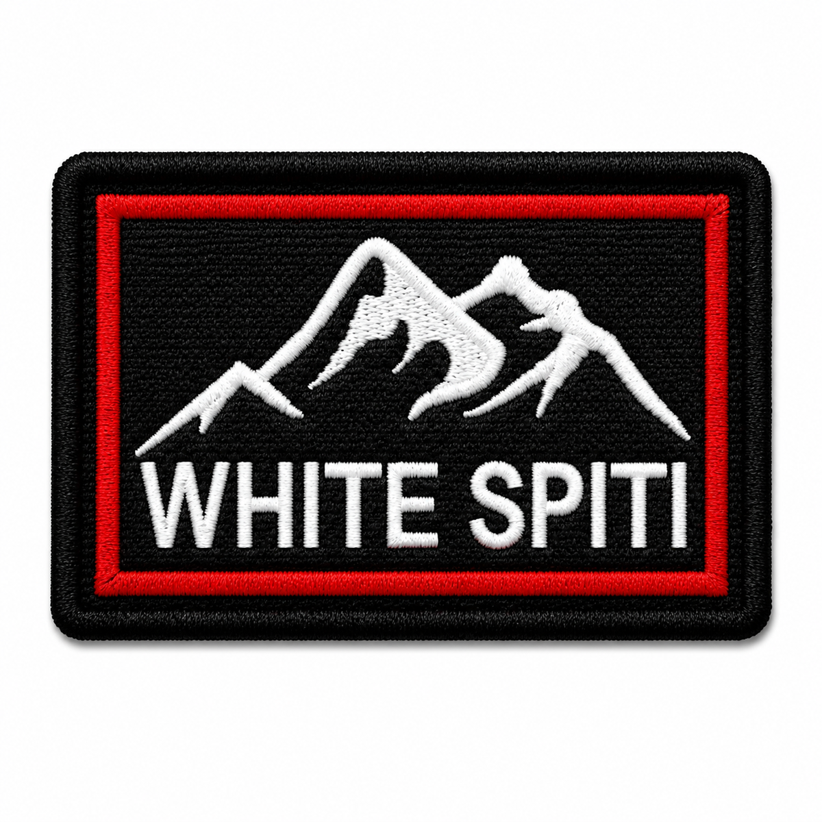 White Spiti Expedition Embroidery Patch – 2 × 3 Inches