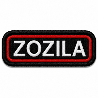 Zozila Expedition Embroidery Patch – 1 × 4 Inches