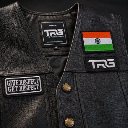 Give Respect Get Respect Premium Embroidered Biker Patch | Iron-On & Sew-On | 1.5 × 3 Inches
