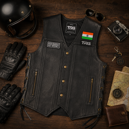 Give Respect Get Respect Premium Embroidered Biker Patch | Iron-On & Sew-On | 1.5 × 3 Inches