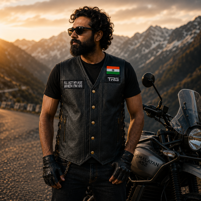 I'LL Act My Age When I"m 69 Biker Patch, 4.5*1.75 inches