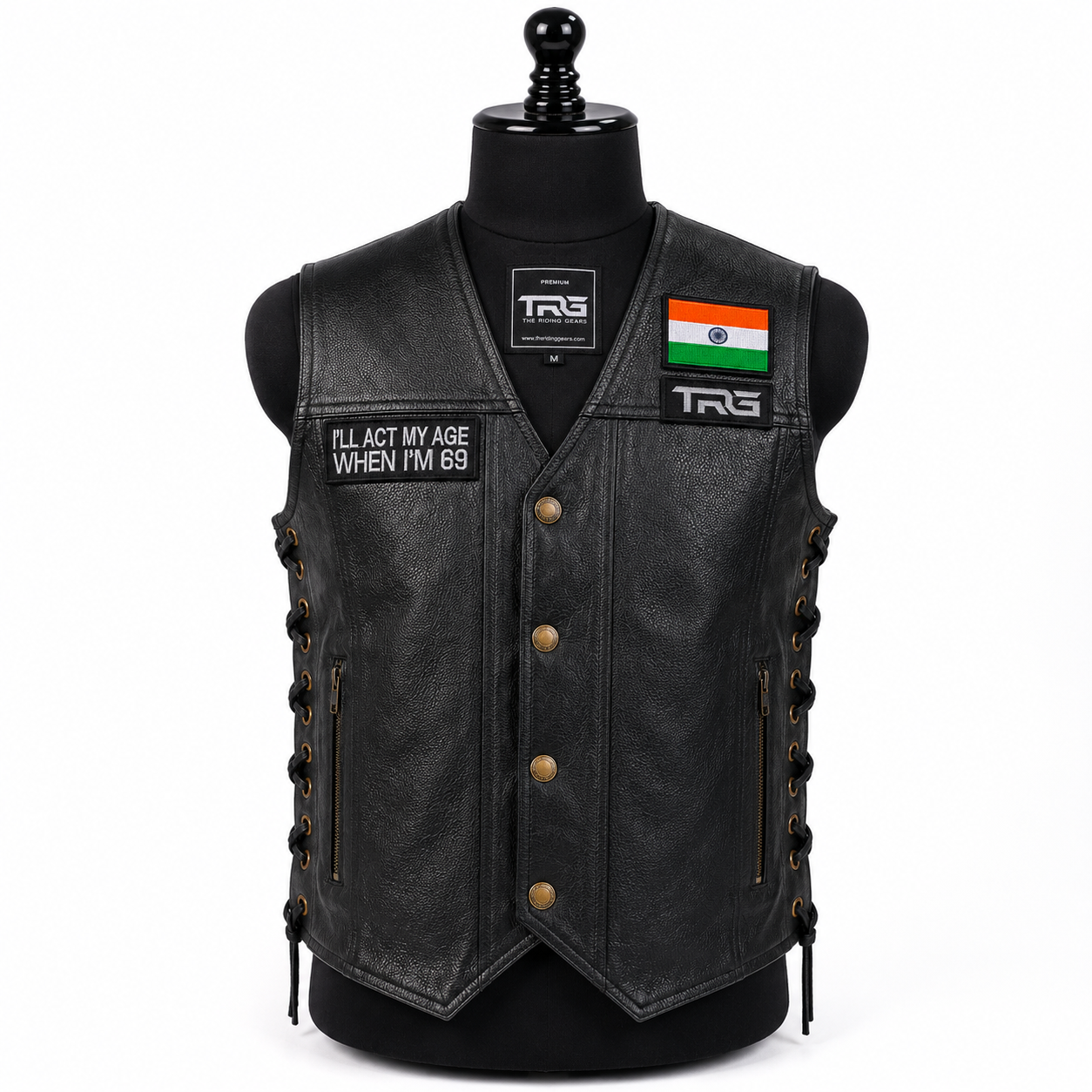 I'LL Act My Age When I"m 69 Biker Patch, 4.5*1.75 inches