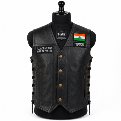 I'LL Act My Age When I"m 69 Biker Patch, 4.5*1.75 inches