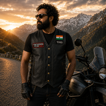 It's Not The Destination Its The Ride Premium Embroidered Biker Patch | Iron-On & Sew-On | 1.5 × 3.7 Inches