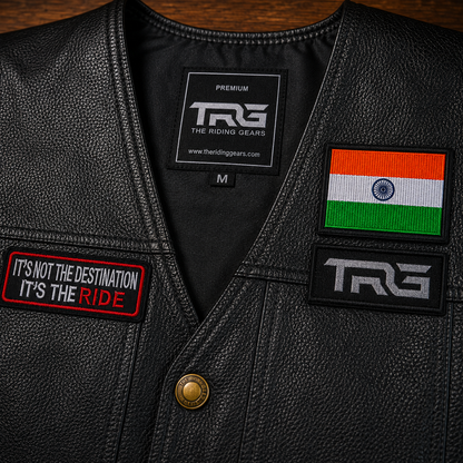It's Not The Destination Its The Ride Premium Embroidered Biker Patch | Iron-On & Sew-On | 1.5 × 3.7 Inches