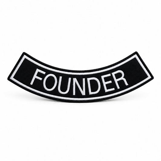 Founder Back Embroidery Patch