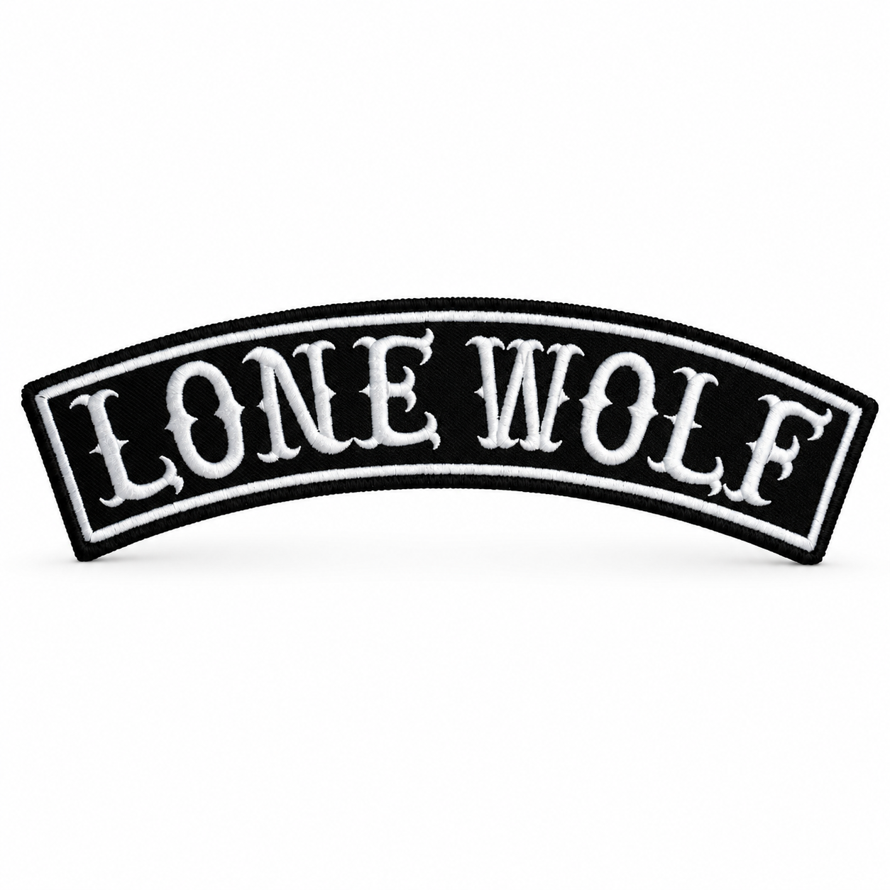 Lone Wolf Back Embroidery Patch, 12.5*3.2 inches