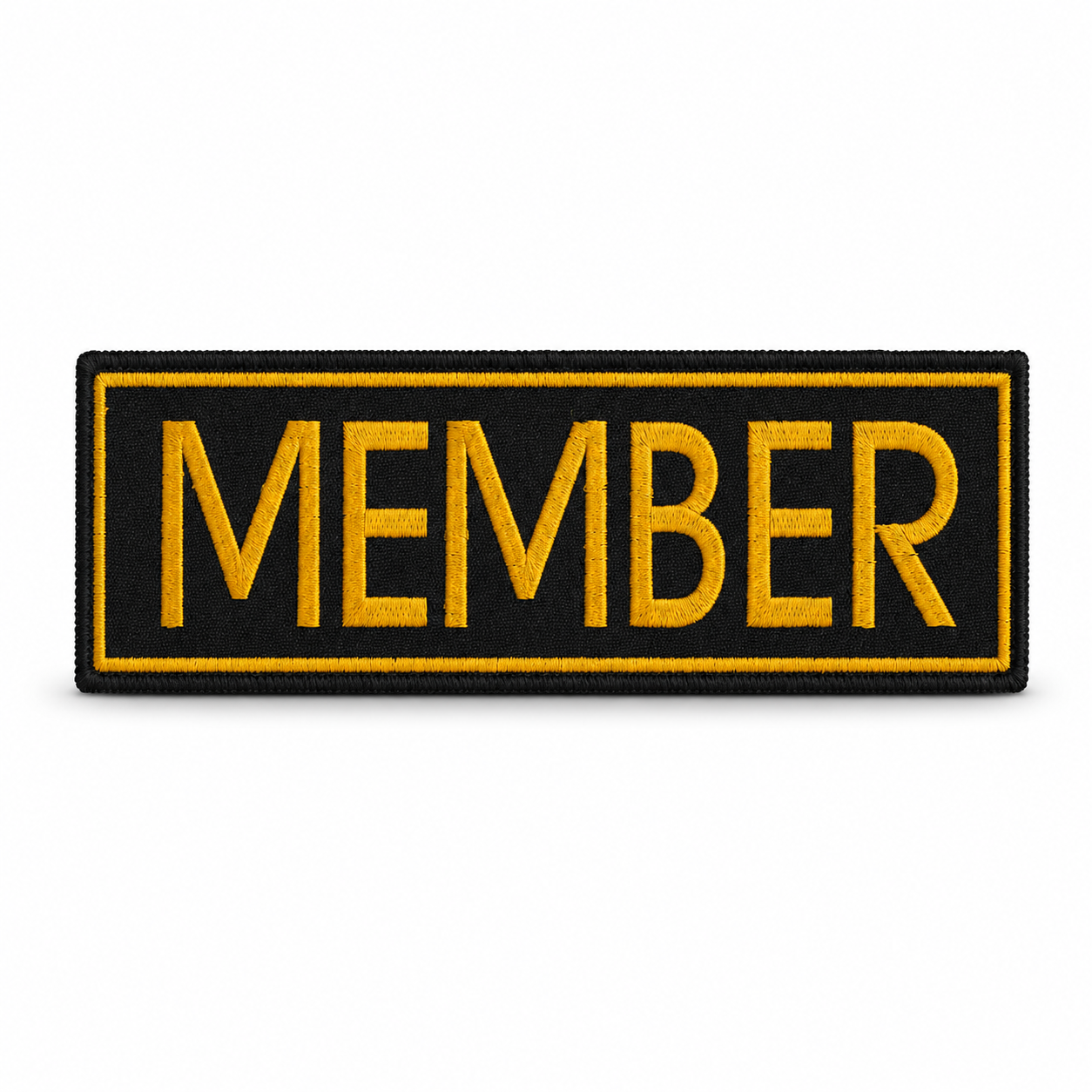 Member Back Embroidery Patch, 11*4 inches