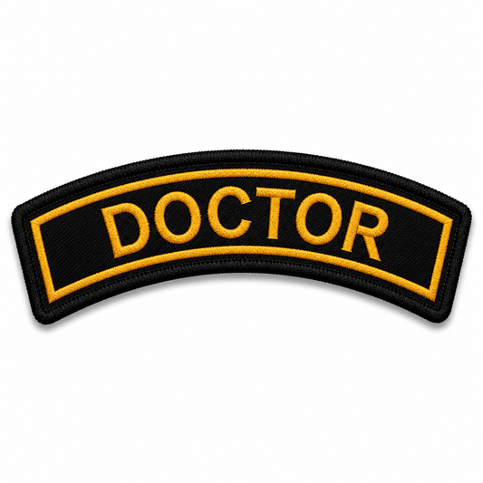 Doctor Front Embroidery Patch, 4.5*1.5 inches