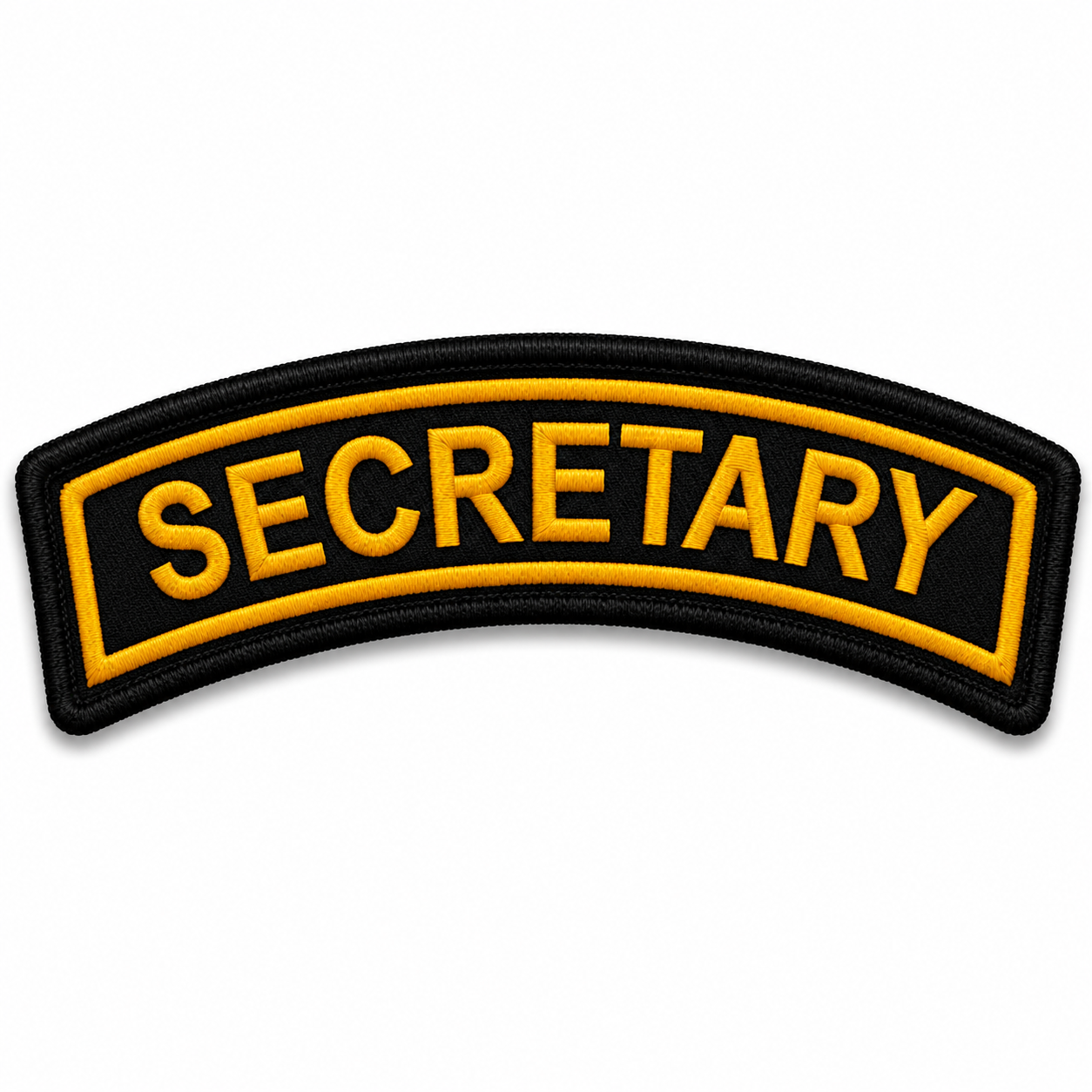 Secretary Front Embroidery Patch, 4.5*1.5 inches