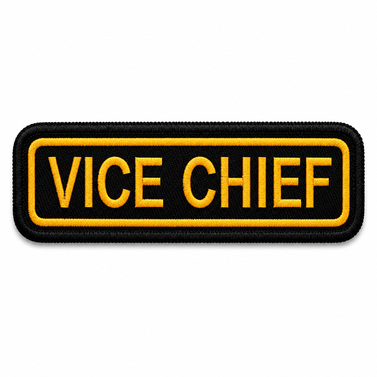 Vice Chief Front Embroidery Patch, 4.5*1.5 inches